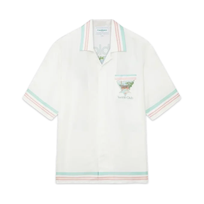 Chemise en soie Tennis Club Icon