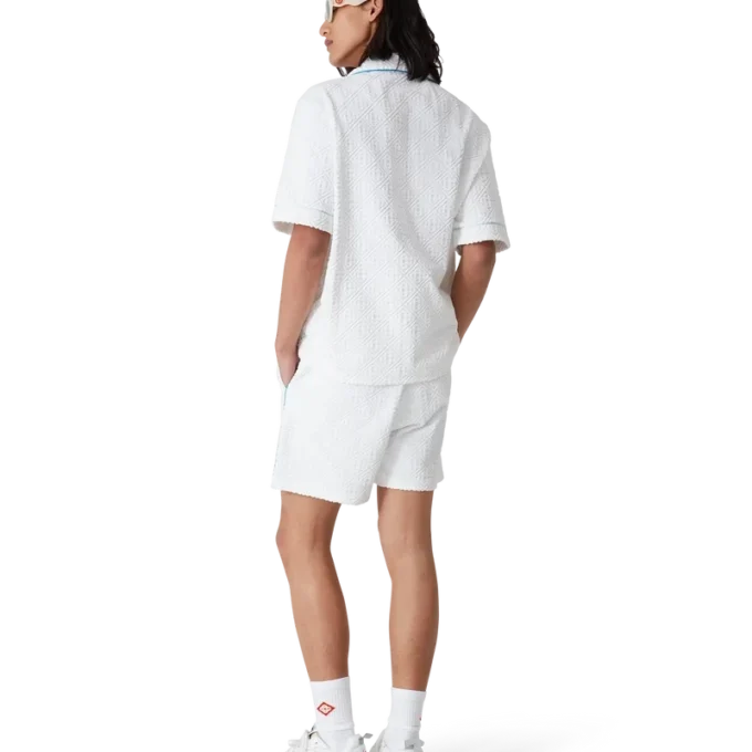 Chemise en tissu éponge à rayures Tennis Chemise en tissu éponge à rayures Tennis