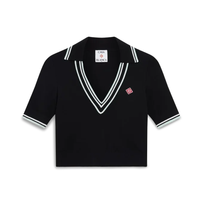 Chemise en viscose à col en V Chemise en viscose à col en V