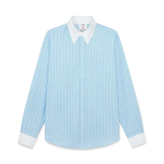 Chemise jacquard à rayures Laurel
