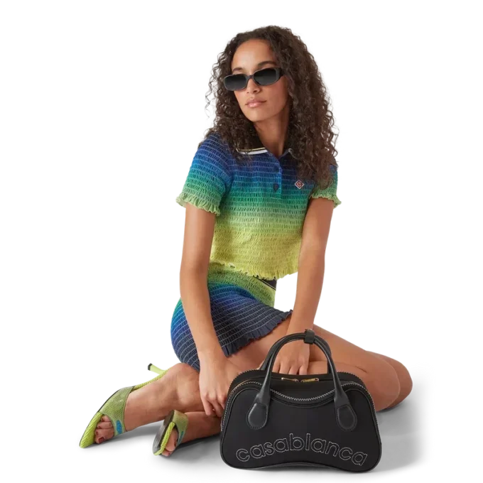 Chemise à manches courtes dégradée