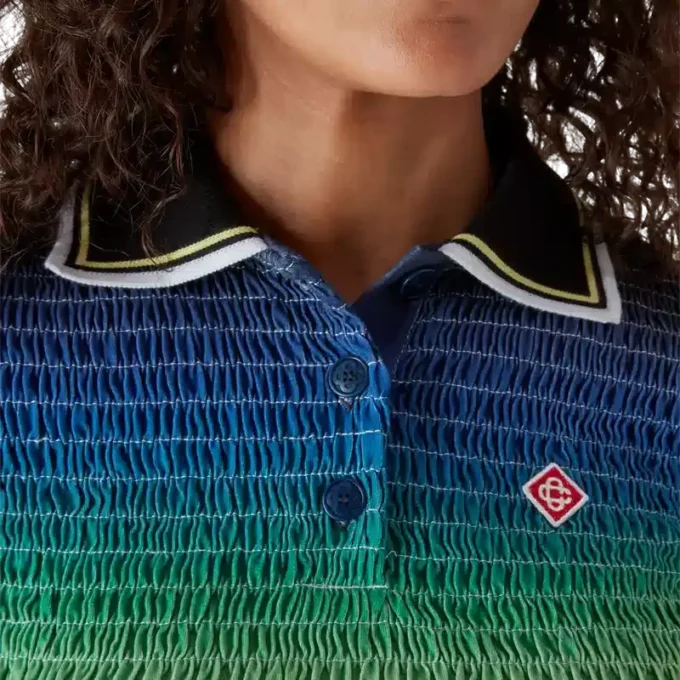 Chemise à manches courtes dégradée