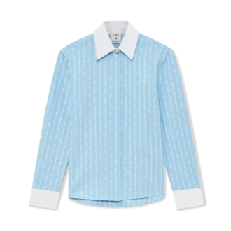 Chemise à manches longues à fines rayures Laurel