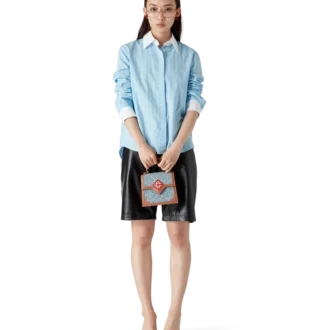 Chemise à manches longues à fines rayures Laurel