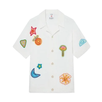 Chemise à motifs au crochet