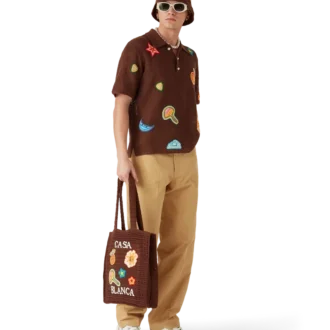 Chemise à motifs au crochet