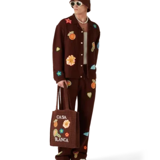 Chemise à motifs au crochet