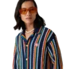 Chemise rayée en crochet Chemise rayée en crochet