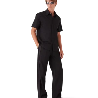 Chemise à shorts en coton Monogram