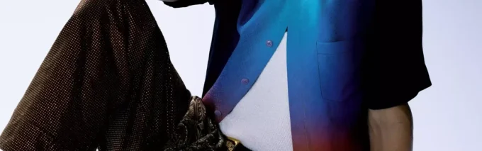 Chemise à shorts en soie dégradée