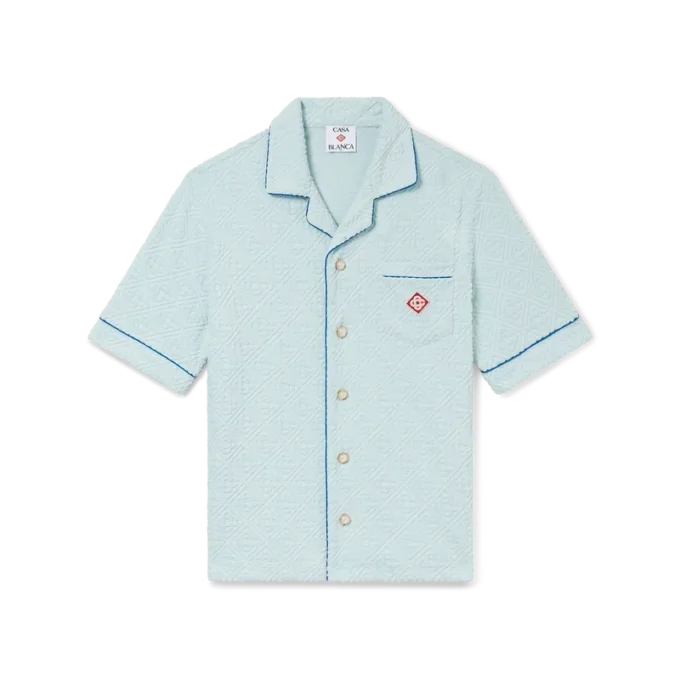 Chemise à shorts en tissu éponge Monogram