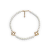 Collier Logo à perles moyennes