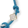 Collier noué bleu
