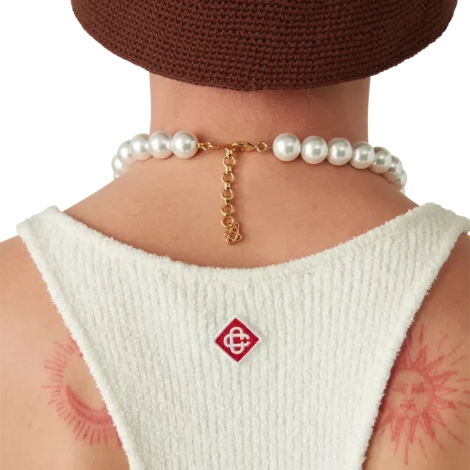 Débardeur en maille bouclée Débardeur en maille bouclée