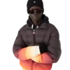 Doudoune matelassée à dégradé