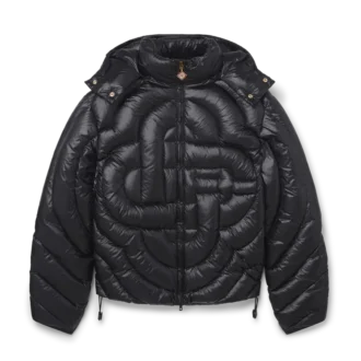Doudoune matelassée en nylon Monogram