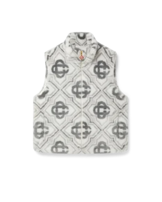 Gilet en fausse fourrure Monogram