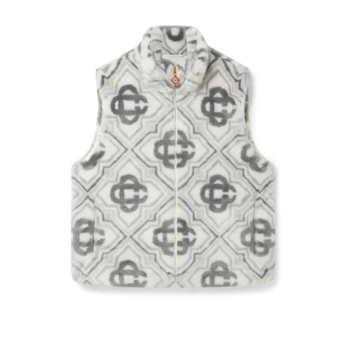 Gilet en fausse fourrure Monogram