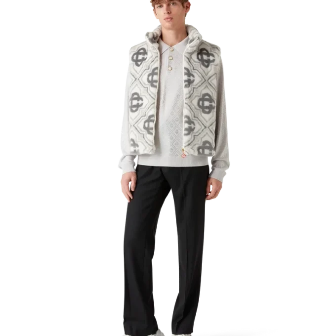 Gilet en fausse fourrure Monogram