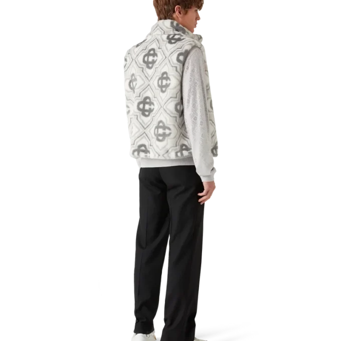 Gilet en fausse fourrure Monogram