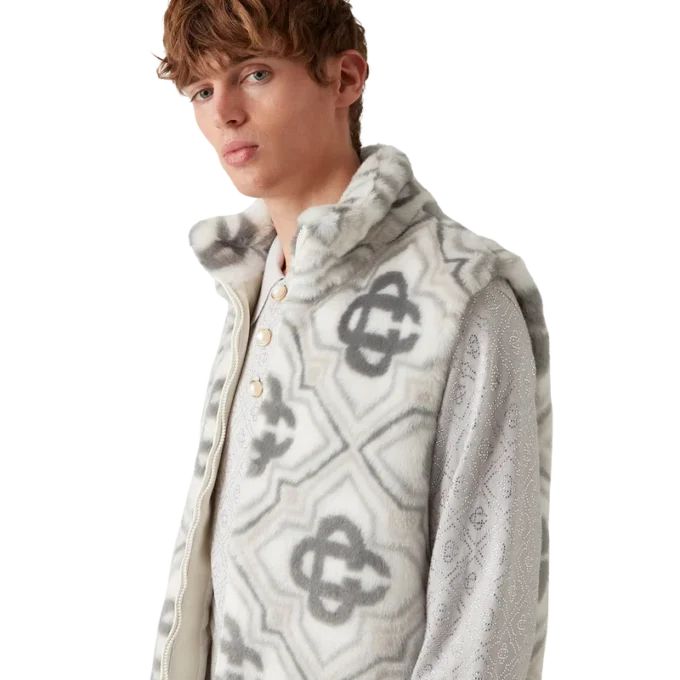 Gilet en fausse fourrure Monogram