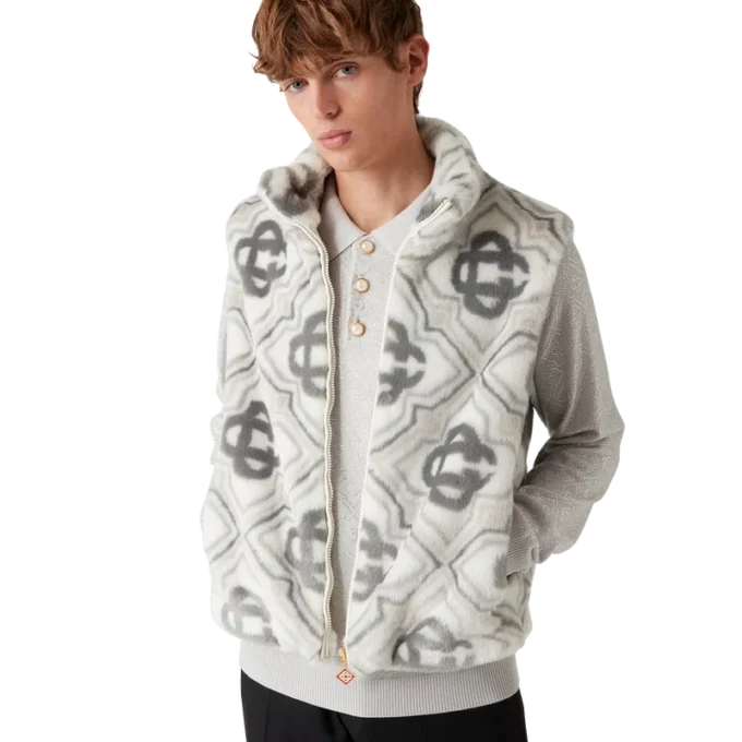 Gilet en fausse fourrure Monogram