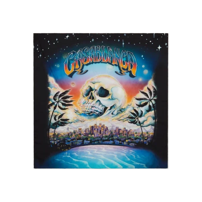 Grand foulard en soie La Prémonition