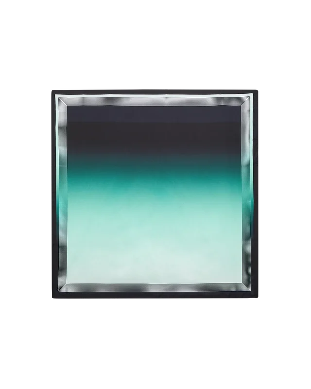 Grande écharpe en soie « Gradient Ping Pong » Grande écharpe en soie « Gradient Ping Pong »
