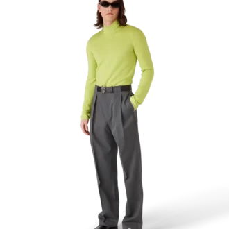 Haut à col roulé en laine mérinos Haut à col roulé en laine mérinos