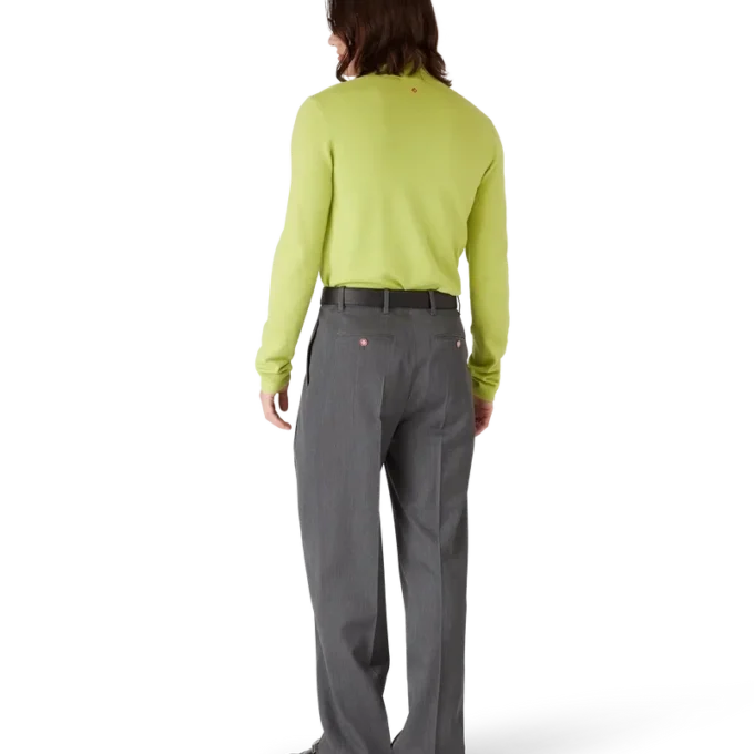 Haut à col roulé en laine mérinos