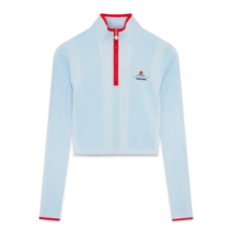 Haut court de base en laine mérinos pour le ski