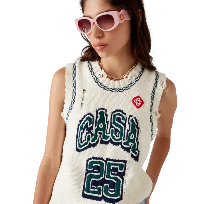 Haut de baseball Intarsia Haut de baseball Intarsia