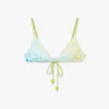 Haut de bikini à cordons et perles Optic Drop Haut de bikini à cordons et perles Optic Drop