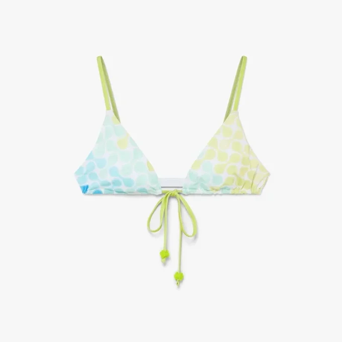 Haut de bikini à cordons et perles Optic Drop Haut de bikini à cordons et perles Optic Drop
