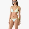 Haut de bikini à cordons et perles Optic Drop Haut de bikini à cordons et perles Optic Drop