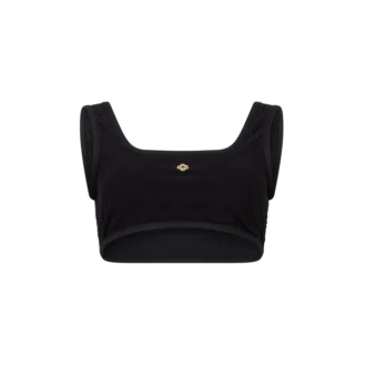 Haut de bikini en jacquard Monogram