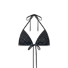 Haut de bikini Monogram noir dégradé Haut de bikini Monogram noir dégradé