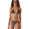 Haut de bikini Monogram noir dégradé Haut de bikini Monogram noir dégradé