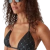 Haut de bikini Monogram noir dégradé Haut de bikini Monogram noir dégradé