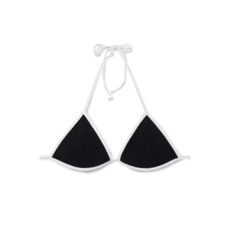 Haut de bikini texturé