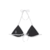 Haut de bikini texturé