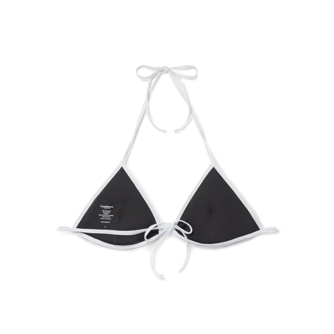 Haut de bikini texturé