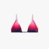 Haut de bikini triangle dégradé aubergine Haut de bikini triangle dégradé aubergine