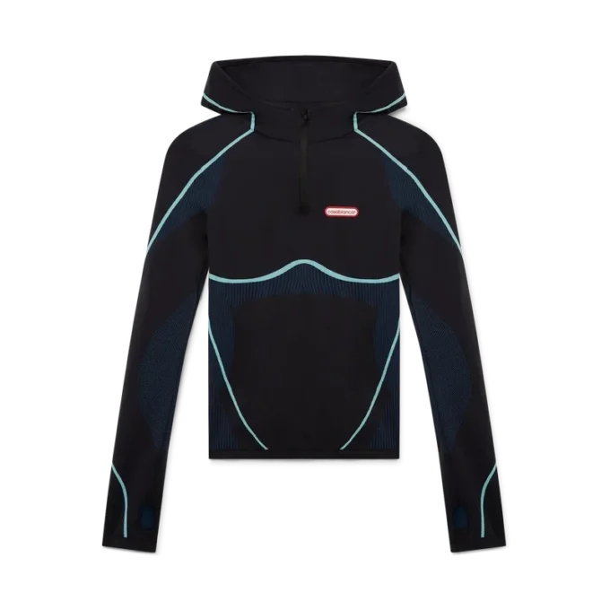 Haut à manches longues et capuche sans coutures