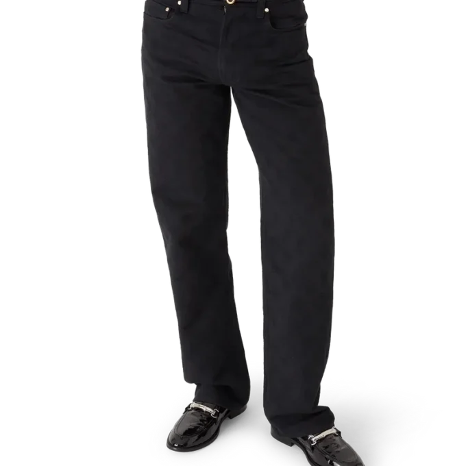 Jean droit en denim Monogram Jean droit en denim Monogram