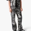 Jean droit Rave Collage Jean droit Rave Collage