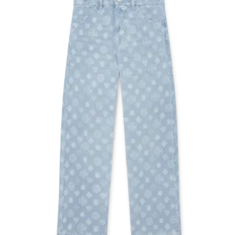 Jean en denim Monogram à coupe décontractée