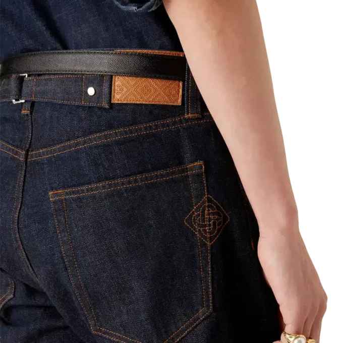 Jean en denim selvedge Laurel