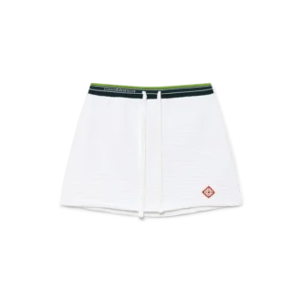 Jupe de tennis en velours texturé