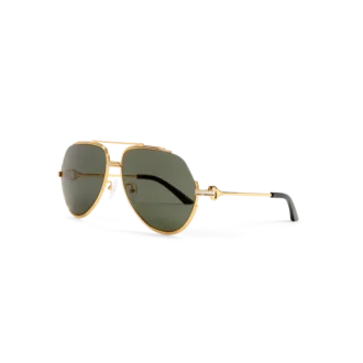 Lunettes de soleil AlbáN vertes et dorées